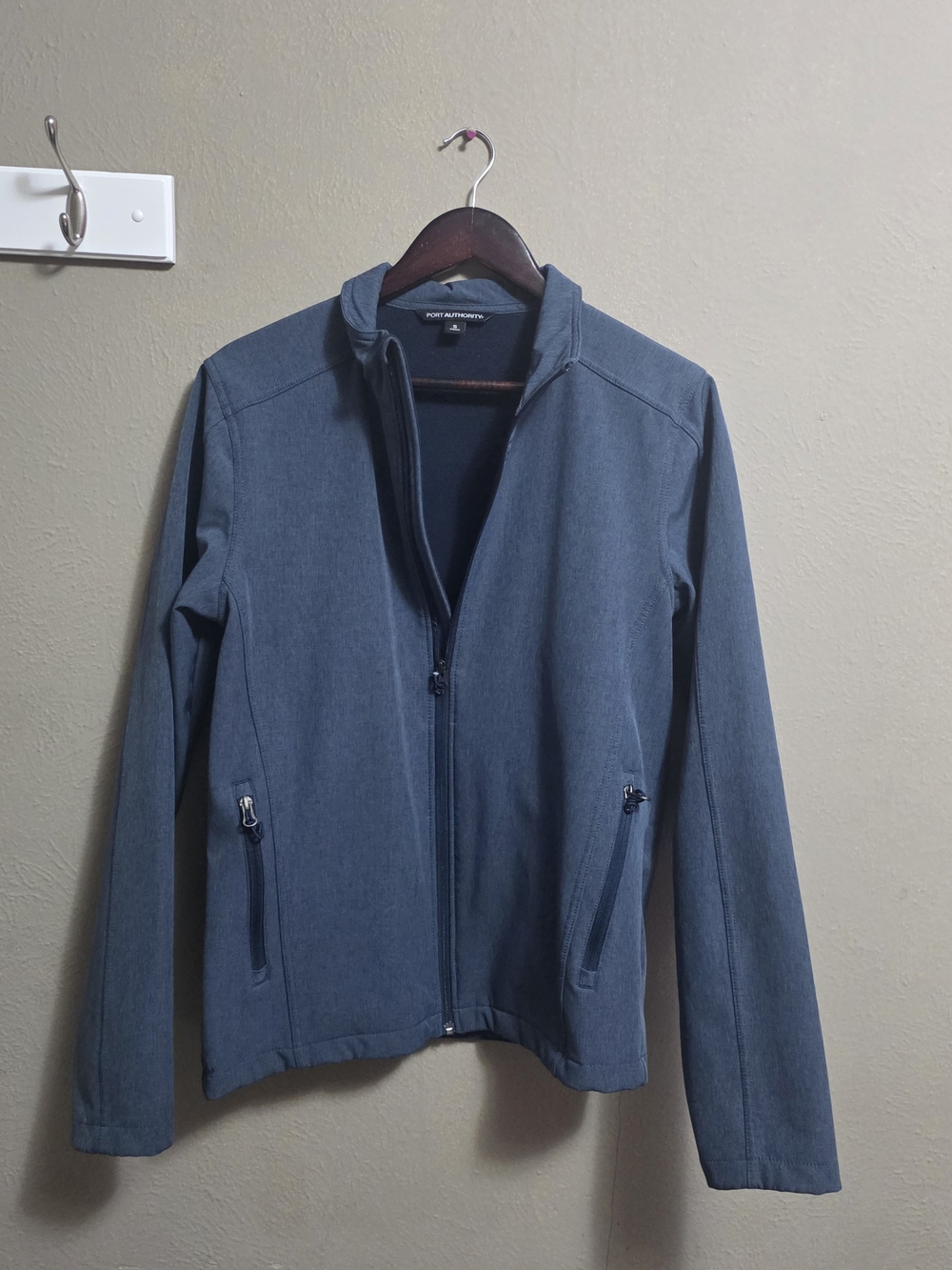 Port Authority Men's Blue Full-Zip Softshell Jacket